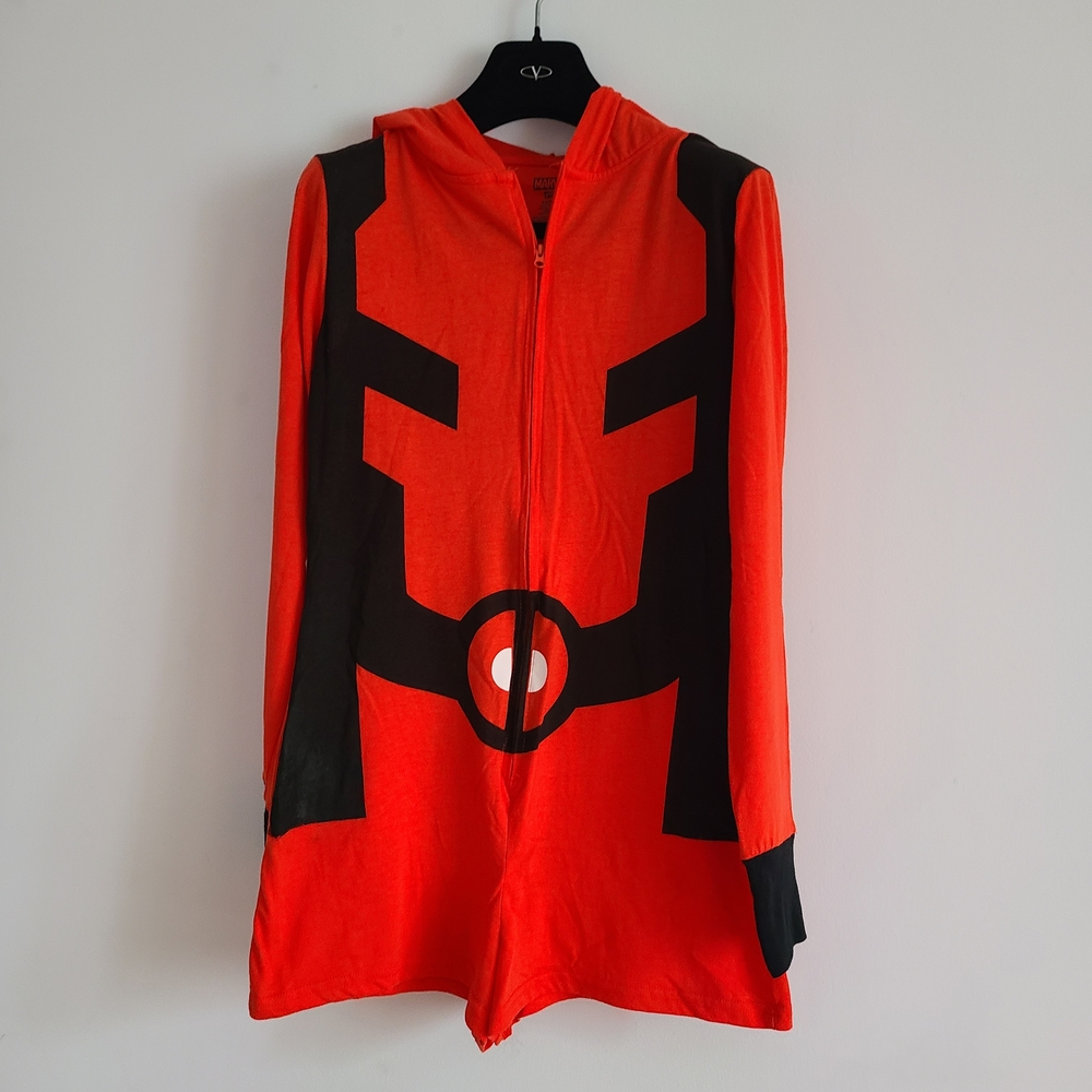 Marvel Vibrant Red and Black Superhero Costume for Adults Size XS